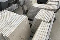 Industrial stone tiles in storage