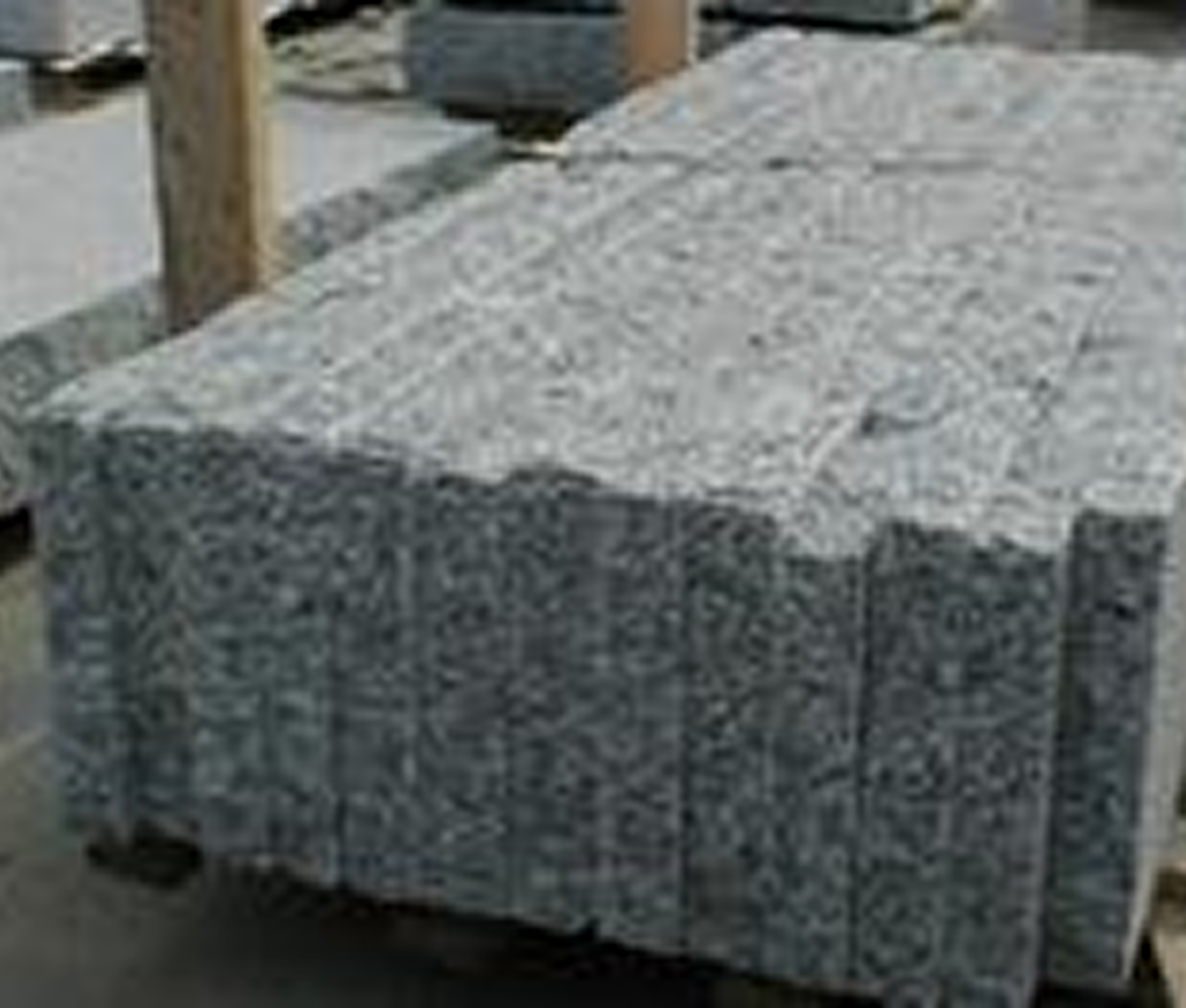 Granite slabs stacked for construction