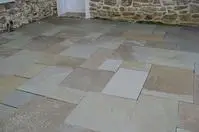 Outdoor stone tile flooring
