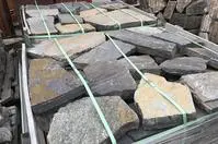 Pile of irregular stone pieces