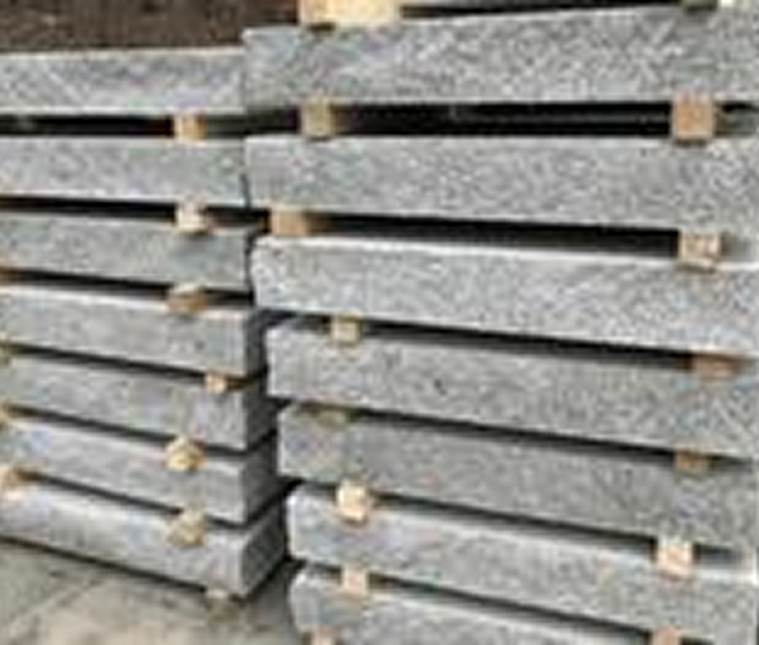 Construction materials on a pallet