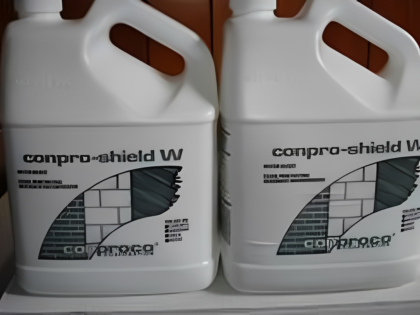 Compro Shield W jugs on shelf