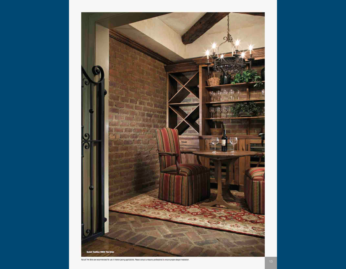 Small dining space with striped chairs