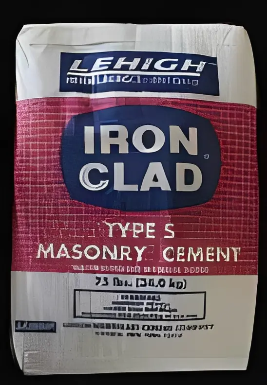 Bag of Lehigh masonry cement