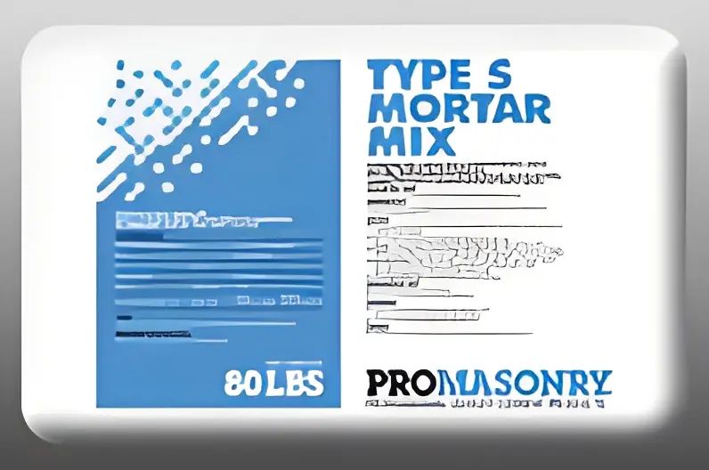 Construction mortar mix packaging design