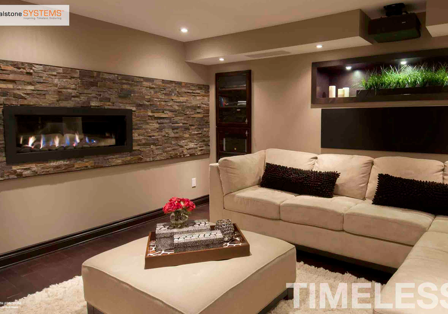 Elegant lounge featuring decorative accents