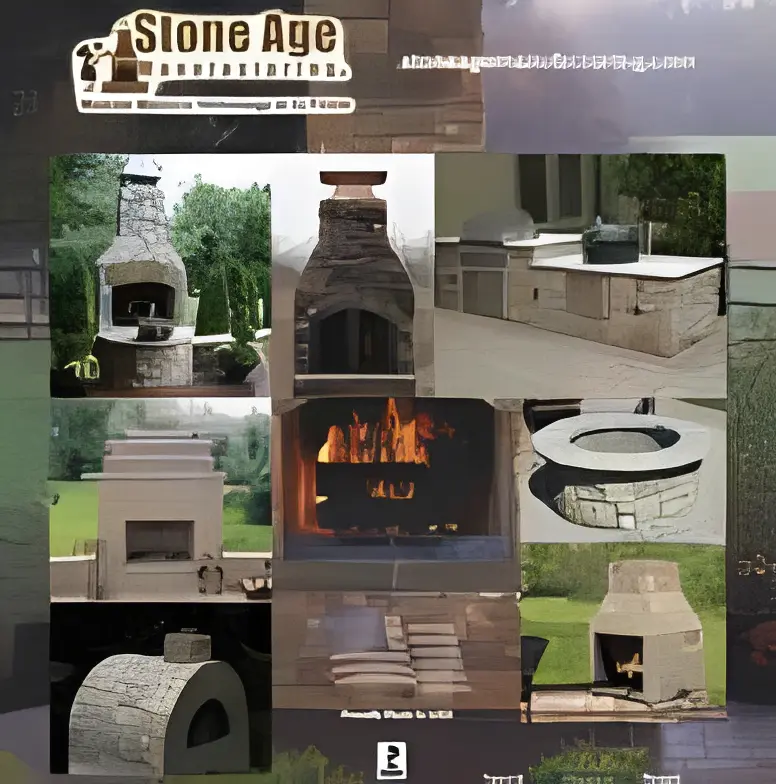 Stone Age fireplace designs
