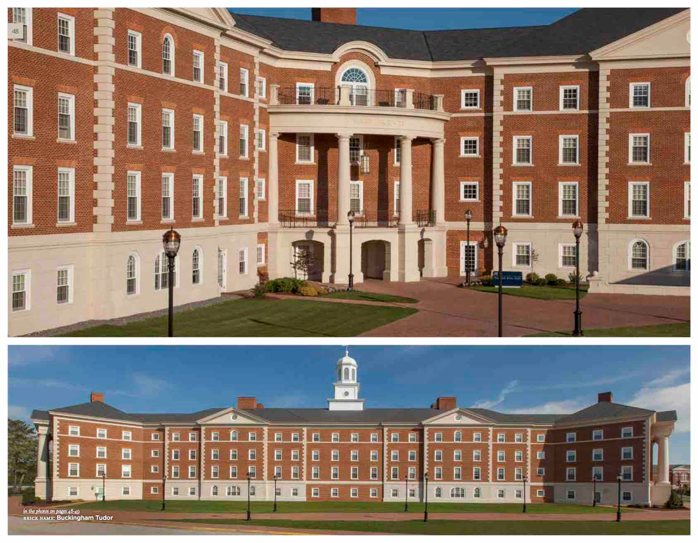 Historic university campus building exterior
