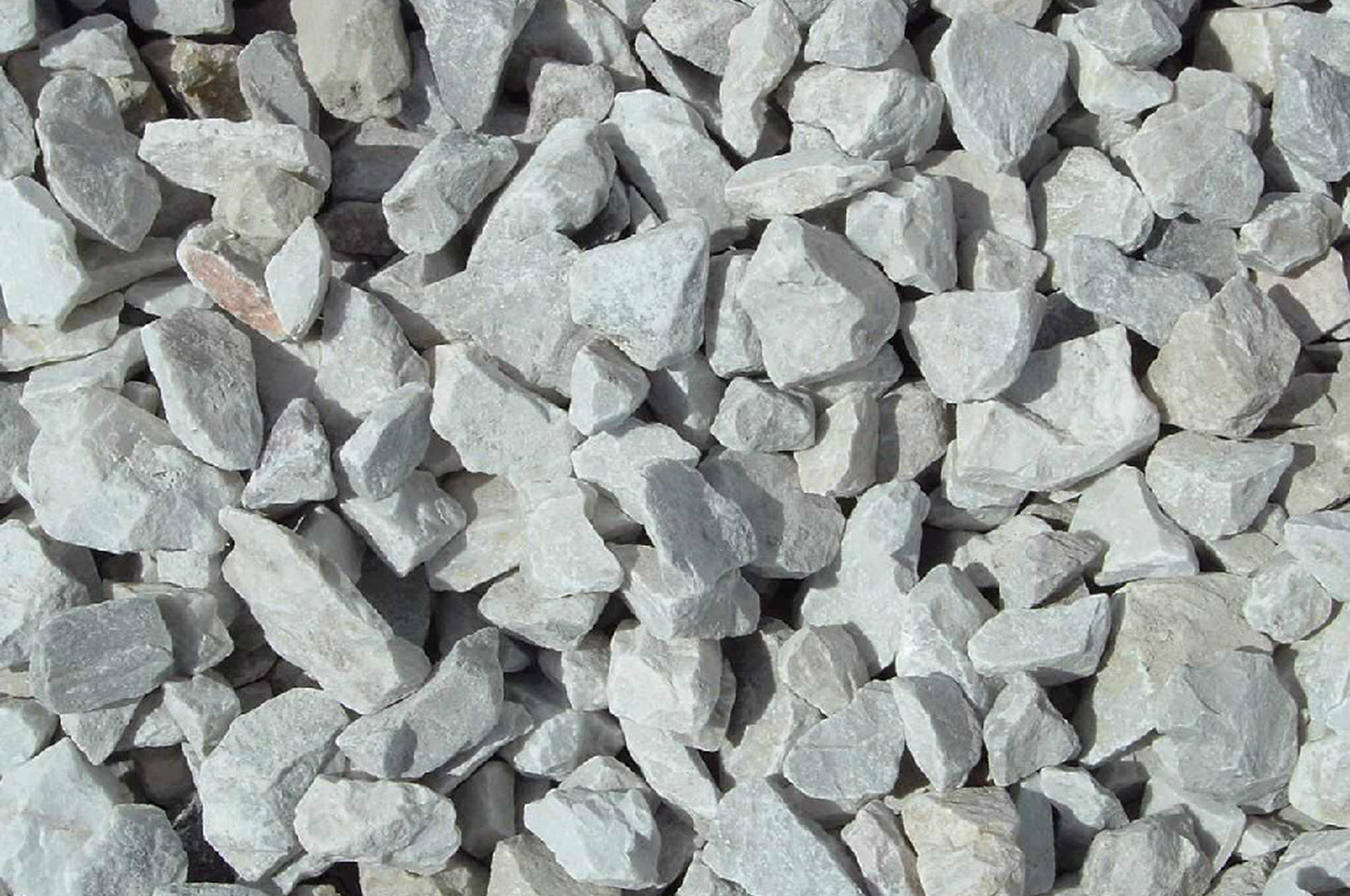 Gray gravel stones close-up