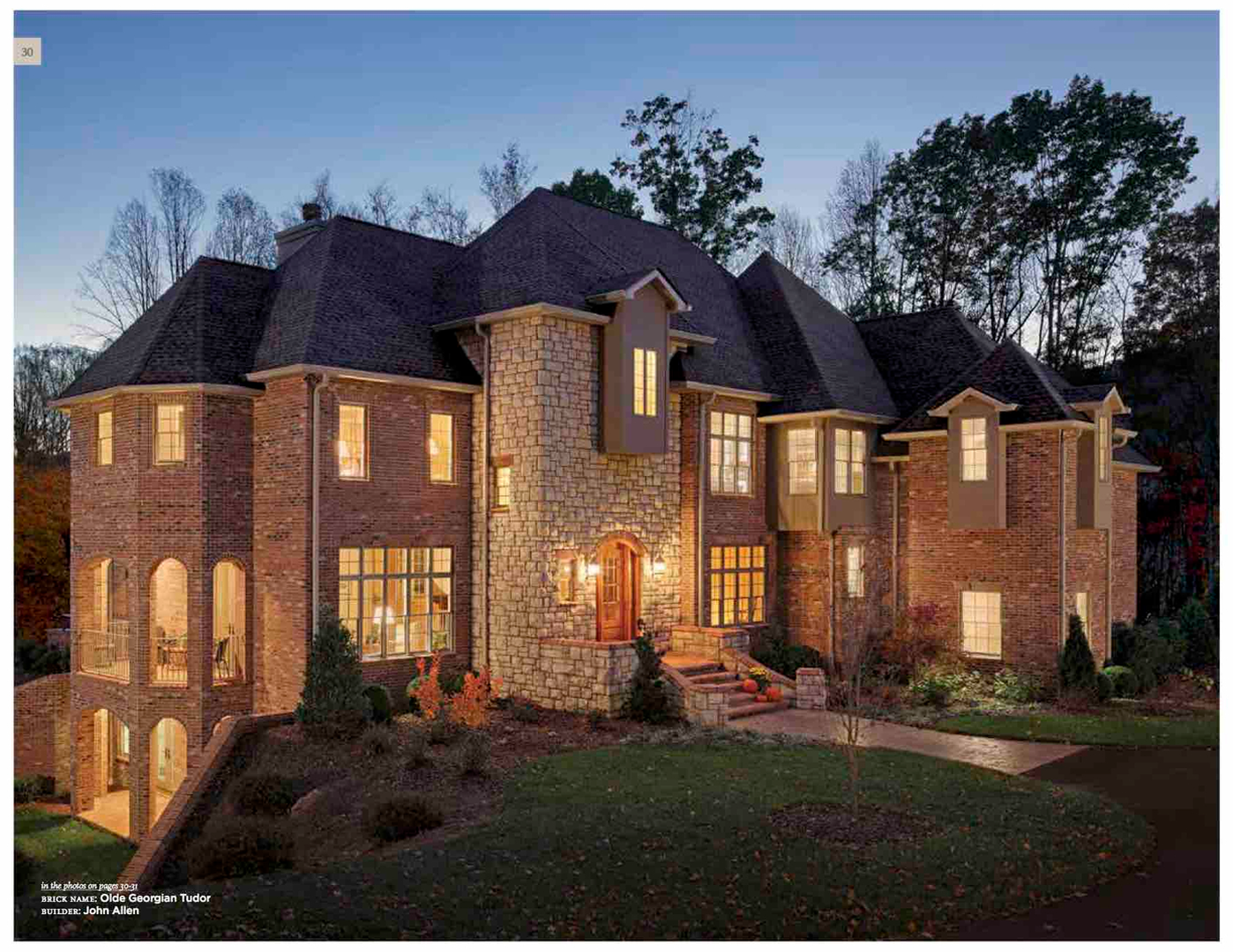 Luxurious home surrounded by trees