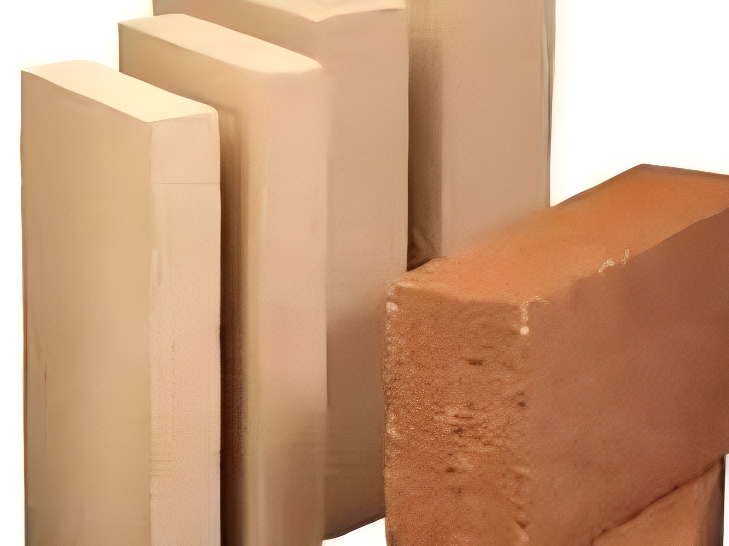 Assorted clay blocks for modeling