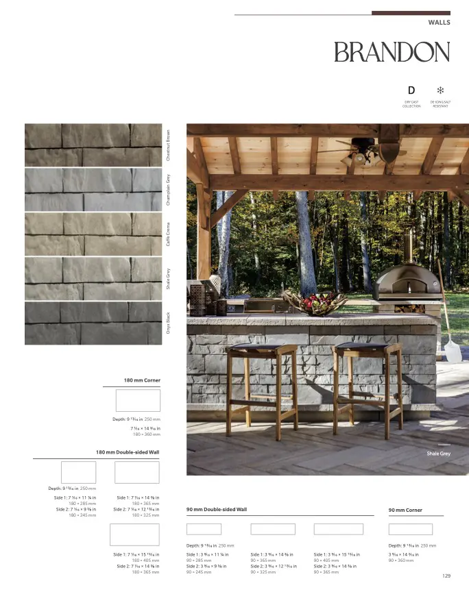 Stone veneer outdoor bar under wooden pergola