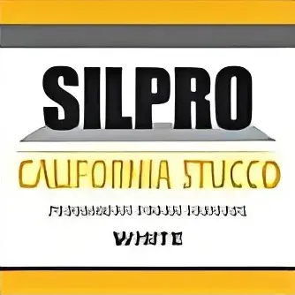 Silpro California Stucco white packaging label